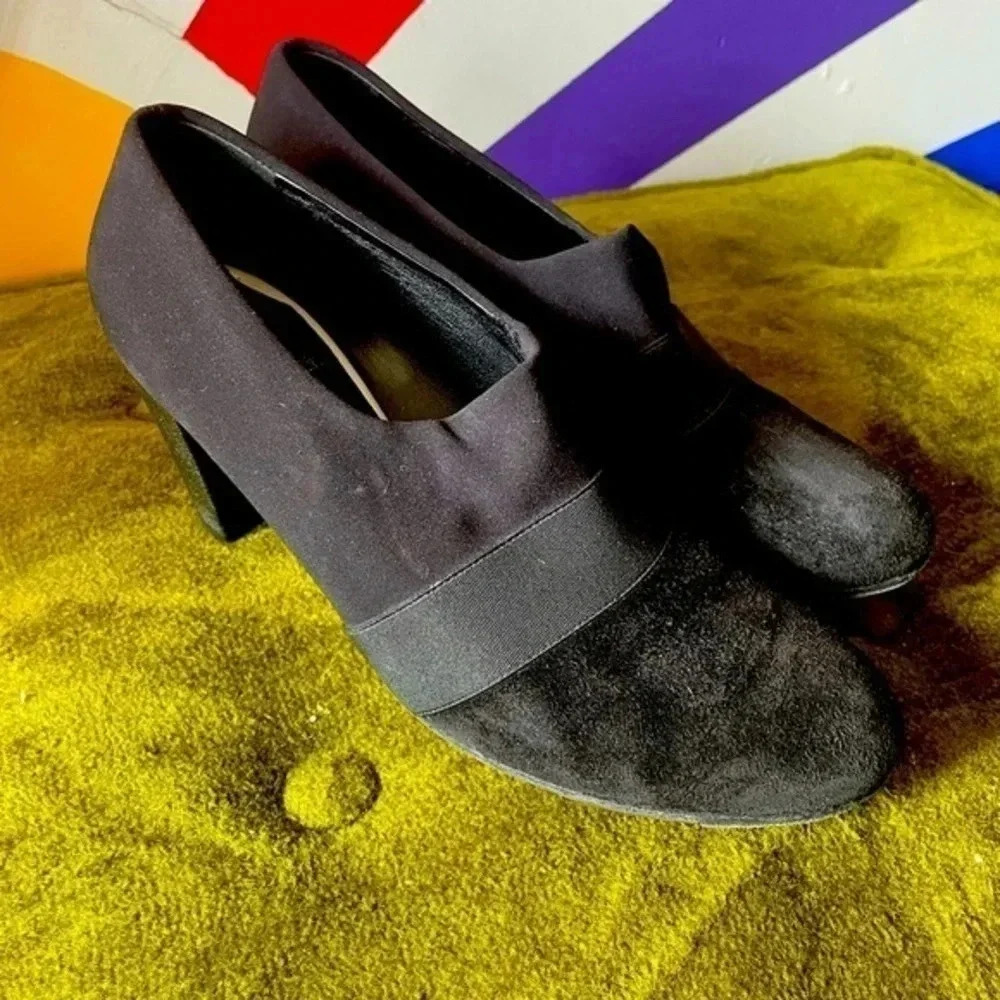 Thierry Rabotin‎ Made in Italy Black Heels Size 39.5 EUC